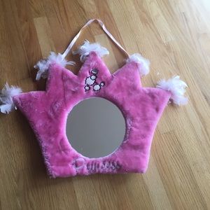 Hot Pink Poodle Princess Mirror